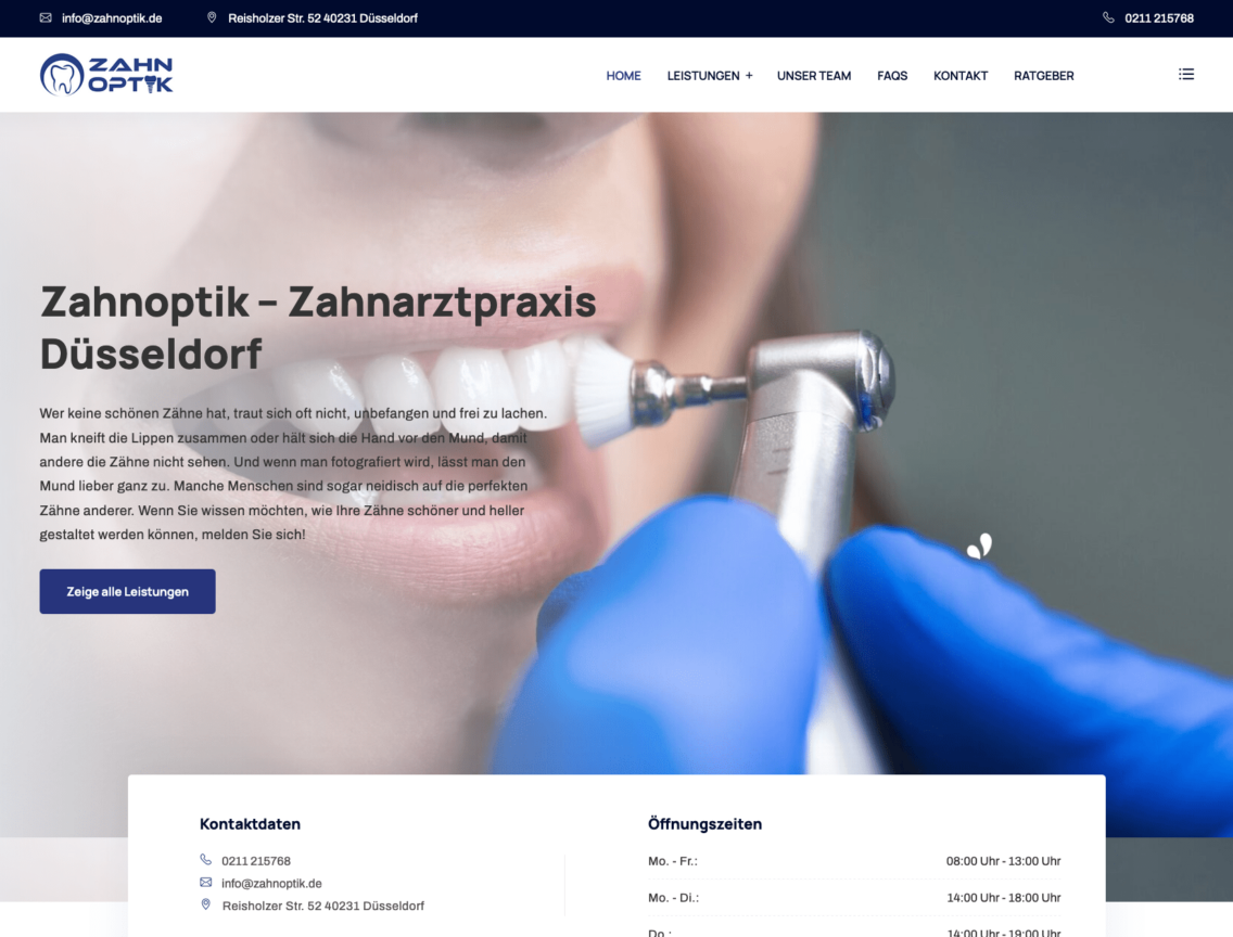 Zahnoptik Referenz Logo