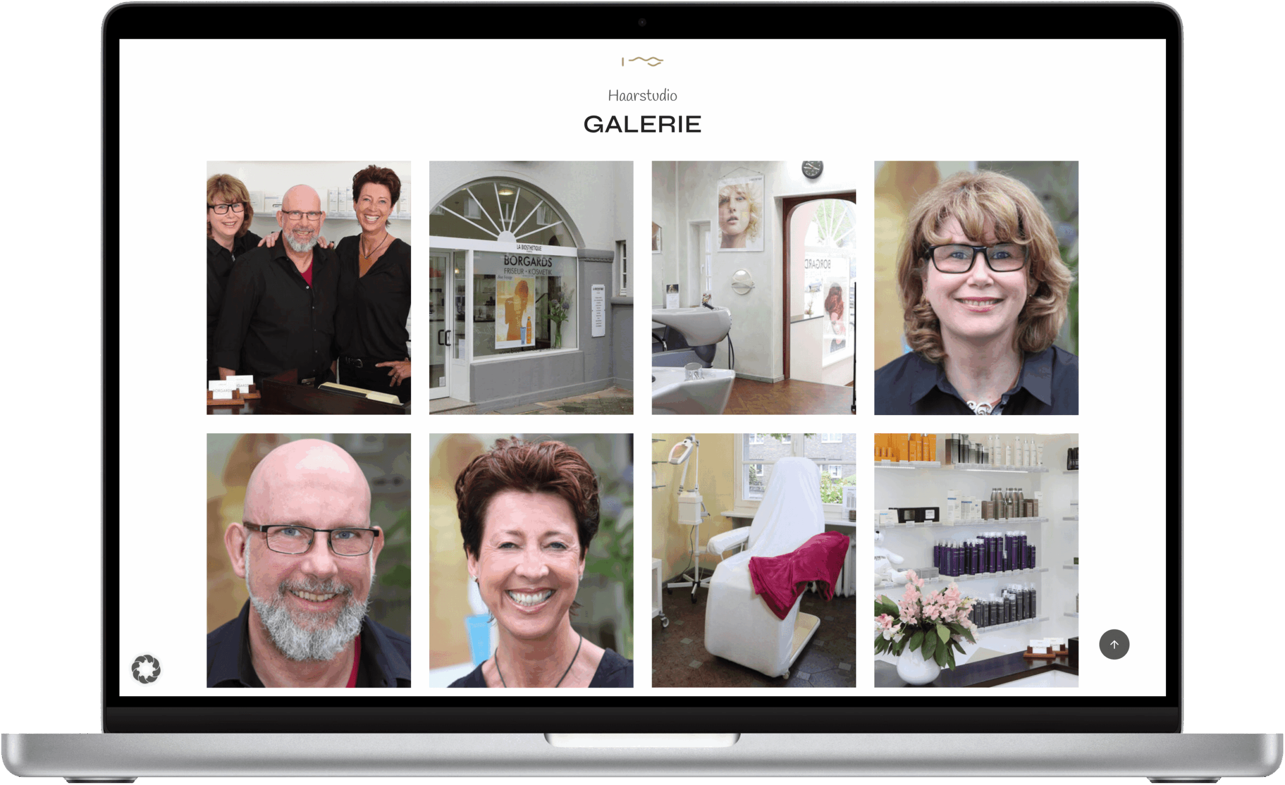 Friseur Borgards Screenshot Galerie Referenz